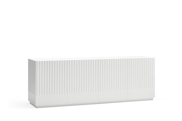 Aparador Doric 198 Blanco con acabado blanco vista principal de estilo nórdico
