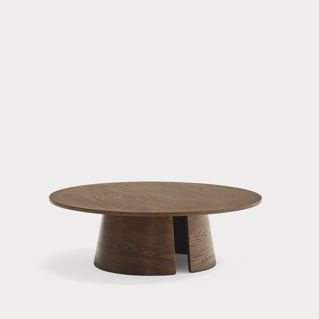 Mesa de Centro Redonda Cep Ø 110 Nogal