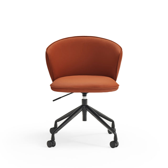 Silla Giratoria 360º ADD Terracota Con Ruedas en ambiente de estilo nórdico
