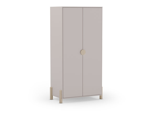 Mueble Armario Infantil Lily 93 Crema con acabado crema vista principal de estilo nórdico