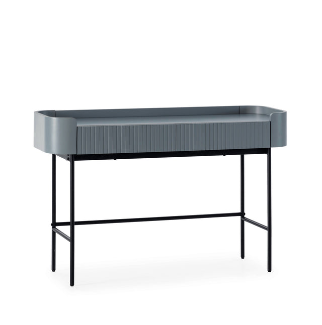 Consola Willa 120 cm Azul, vista lateral izquierda