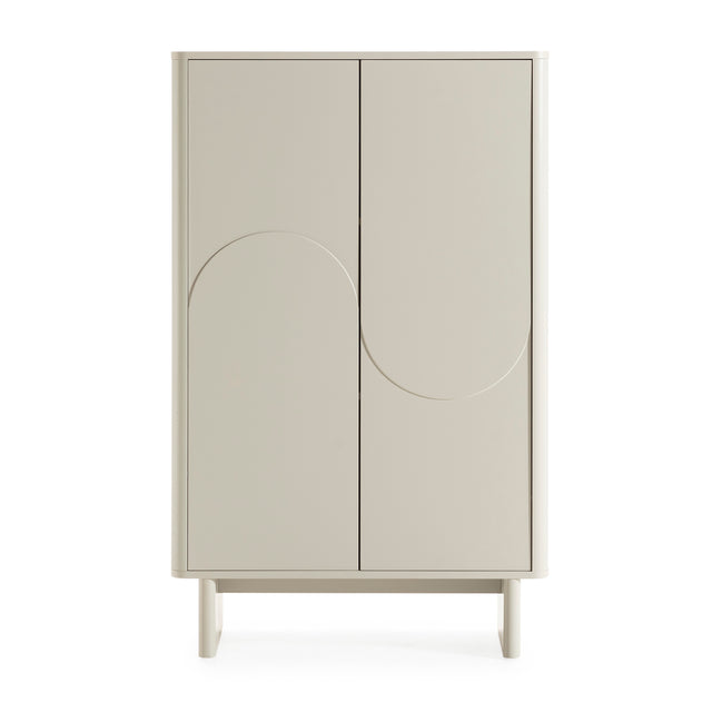 Mueble auxiliar Solei 80 cm Crema, vista frontal