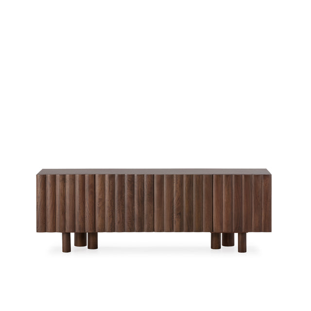 Mueble TV Tamira 160 cm Nogal, vista frontal