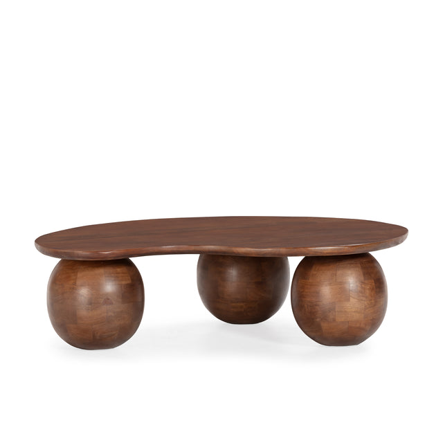 Mesa de centro Alisha 107 cm Marron, vista frontal