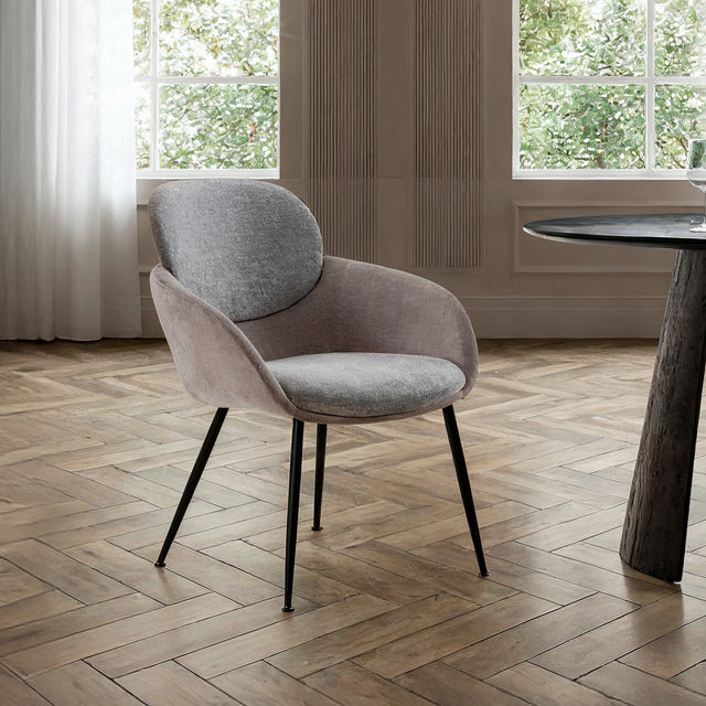 Sillón Nure Gris, en ambiente de salón