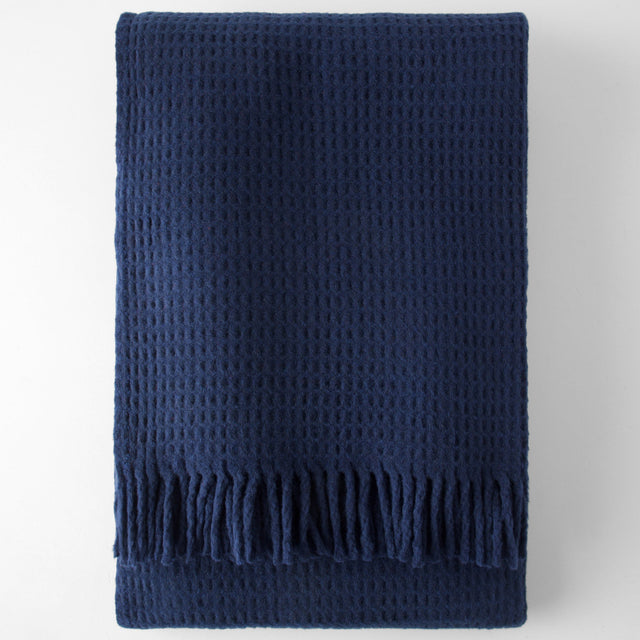 Mueble Manta Basics Waffle Azul Marino vista principal de estilo nórdico
