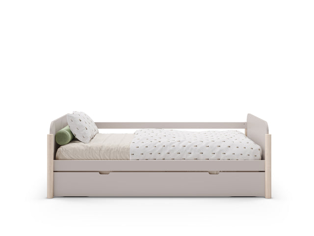 Cama Infantil Nido Lily 198 Crema con acabado crema vista principal de estilo nórdico