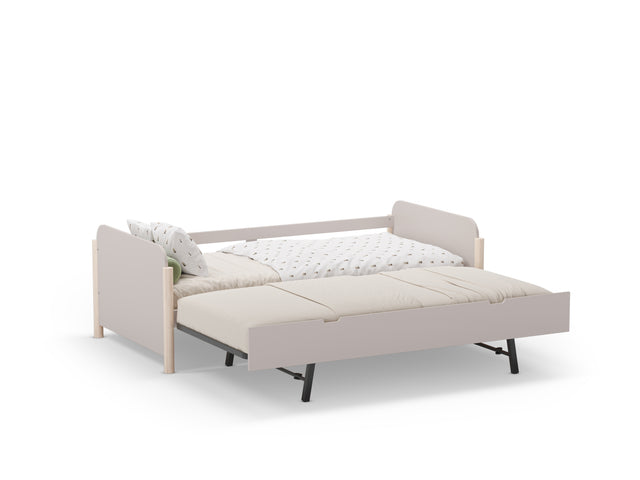 Cama Infantil Nido Lily 198 Crema con acabado crema en ambiente de estilo nórdico