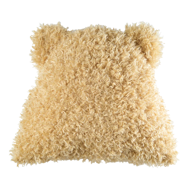 Mueble Cojín Osito de Peluche Amarillo vista principal de estilo nórdico