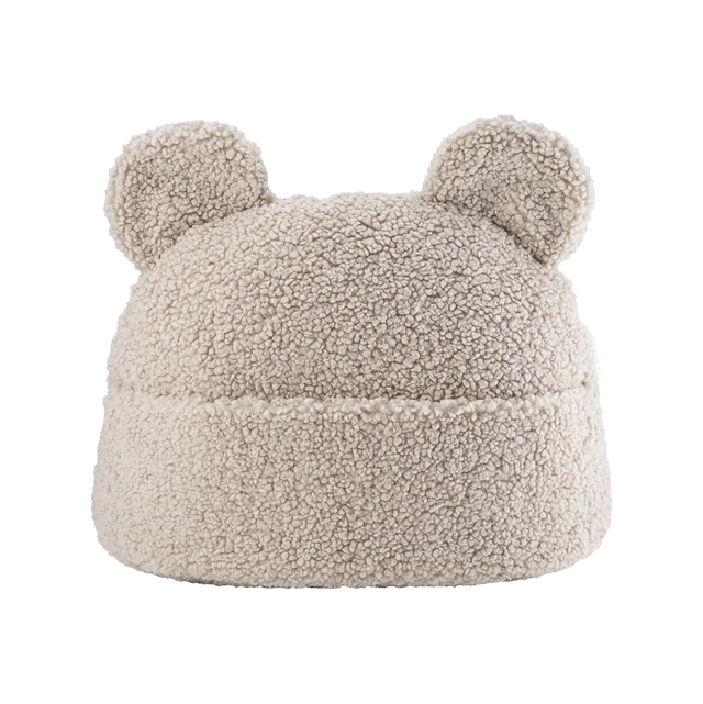 Mueble Cojín con Bolsillo Oso de Peluche Beige con acabado beige vista principal de estilo nórdico