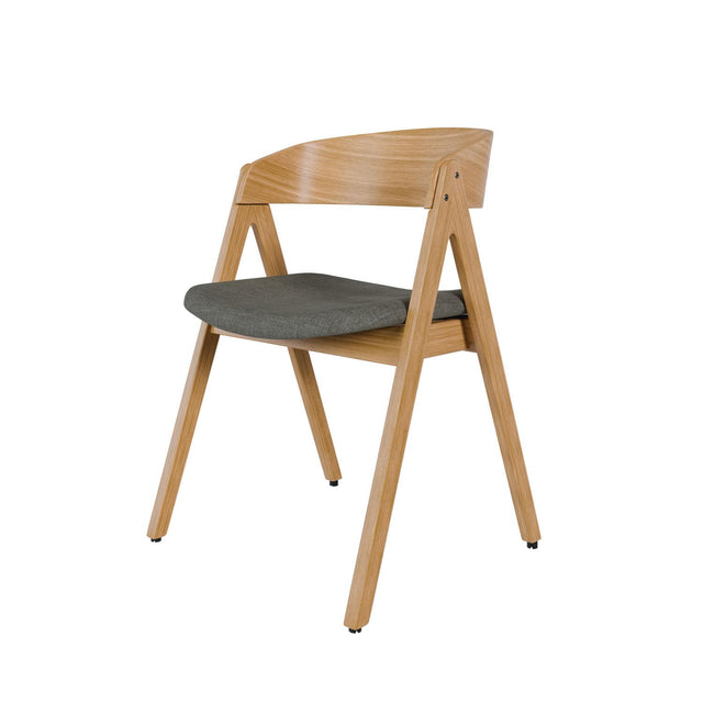Silla Rina Gris con Patas de madera | composición decorativa | Somcasa Vlc | 00SL102522 | imagen 8