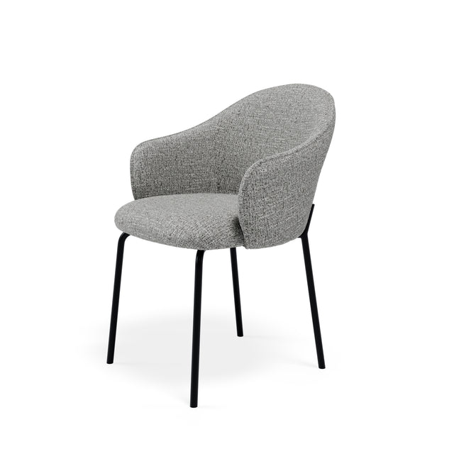 Silla Mirabella Negra Gris con Patas negras | vista principal | Somcasa Vlc | 00SL127521