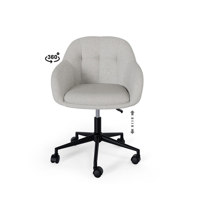 Silla Oficina Canterbury Gris claro | vista secundaria | Somcasa Vlc | 00OF100721 | imagen 2