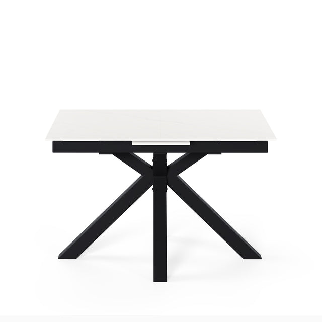 Mesa Lori 160 cm Extensible Creta/Negro de Somcasa Vlc