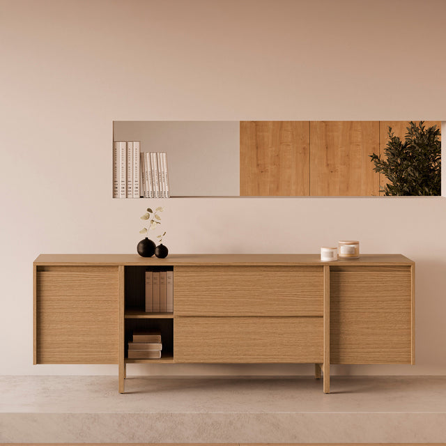 Mueble TV Pacific Roble | vista principal | Somcasa Vlc | 00MB522207