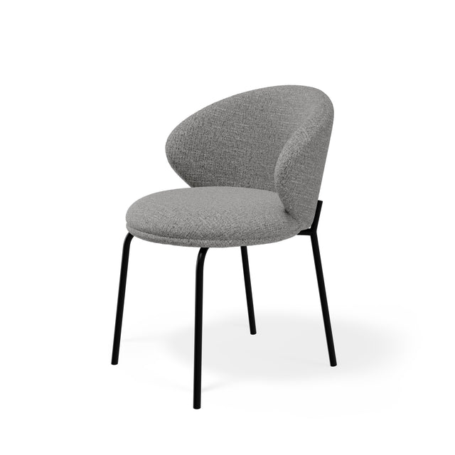 Silla Lisbet Negra Gris con Patas negras | vista principal | Somcasa Vlc | 00SL127321