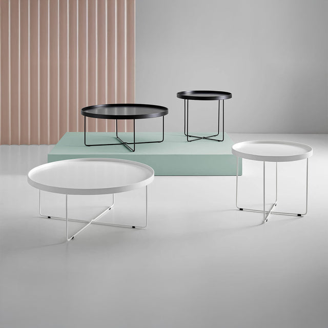 Mesa de centro Dave Blanco 60 × 60 cm de Somcasa Vlc