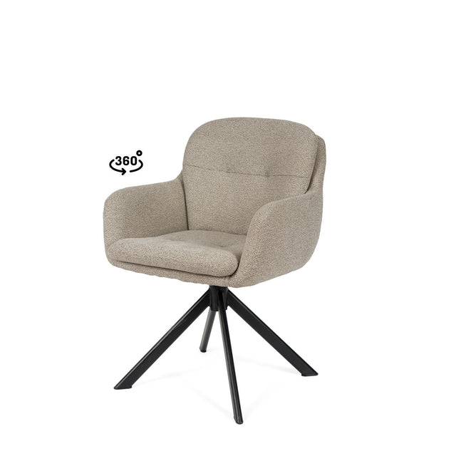 Silla Silvi Taupe con Patas negras | imagen de ambiente | Somcasa Vlc | 00SL125230 | imagen 6