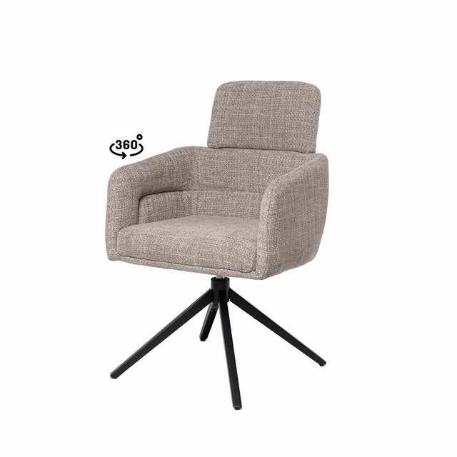 Silla Janice Taupe | detalle de materiales | Somcasa Vlc | 00SL120230 | imagen 7