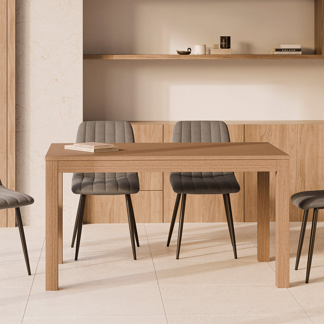 Mesa Molly Rect Roble | vista principal | Somcasa Vlc | 00MS222744