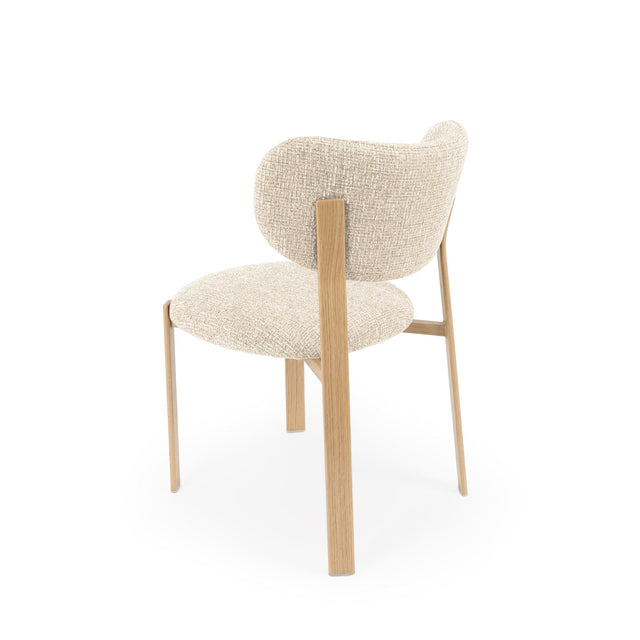 Silla Rumi Beige con Patas de madera | vista principal | Somcasa Vlc | 00SL125625