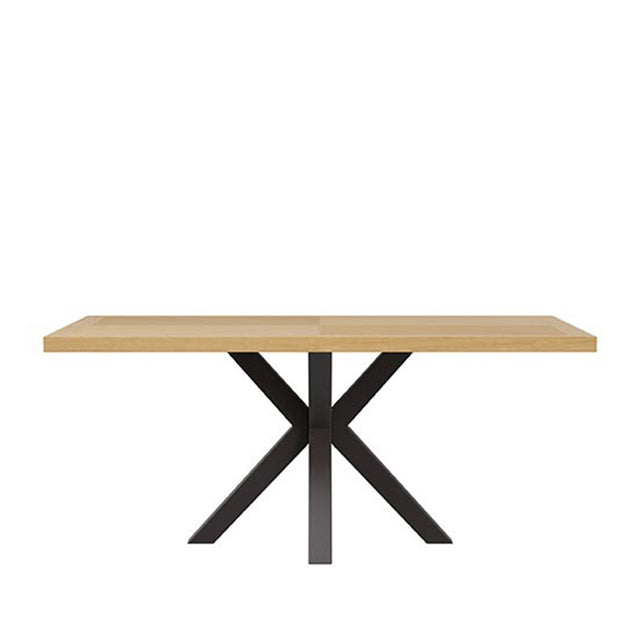 Mesa de Comedor Elaine Fija Roble y Metal | vista principal | Somcasa Vlc | 00MS215914