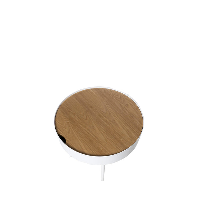 Mesa de centro Andrew Roble/Blanco 50 × 50 cm de Somcasa Vlc - imagen 2