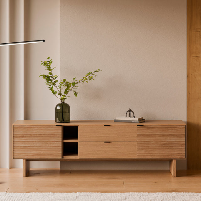 Mueble TV Ptas Tulsa Roble | vista principal | Somcasa Vlc | 00MB382407