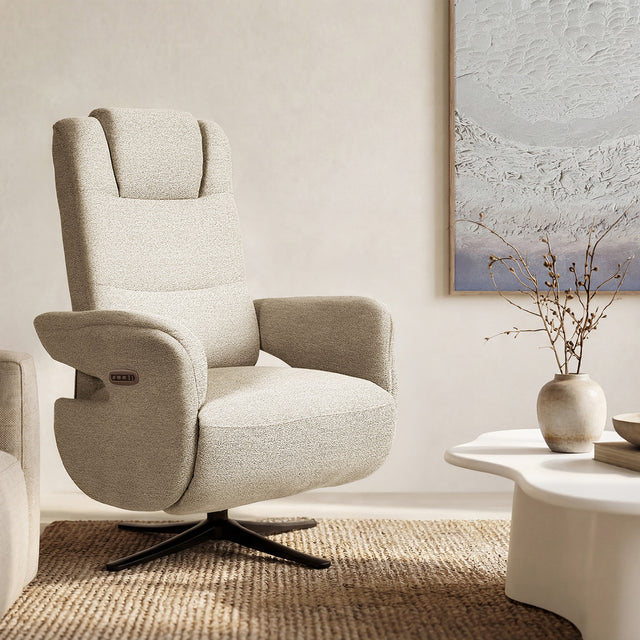 Sillón Relax 2 Motores Satomi Beige de Somcasa Vlc