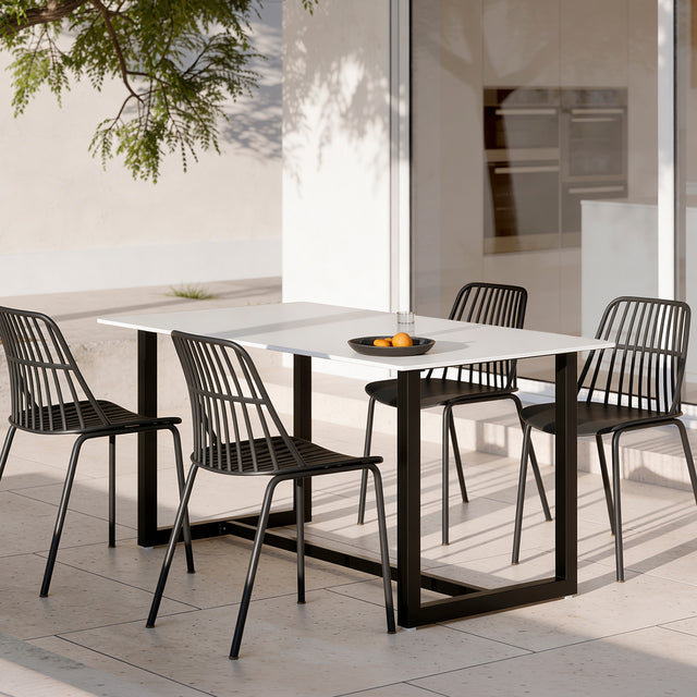 Mesa Audrey Negro 160 cm de Somcasa Vlc