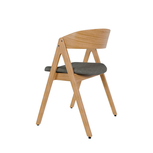 Silla Rina Gris con Patas de madera | vista principal | Somcasa Vlc | 00SL102522