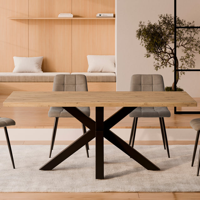 Mesa Sandy Rect Madera | vista principal | Somcasa Vlc | 00MS222017
