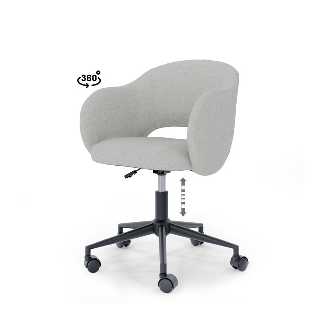 Silla Oficina Tallin Gris claro | detalle de materiales | Somcasa Vlc | 00OF101821 | imagen 7