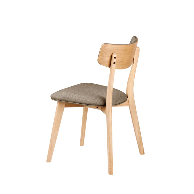 Silla Anais Light Gris con Patas de madera | vista principal | Somcasa Vlc | 00SL102021