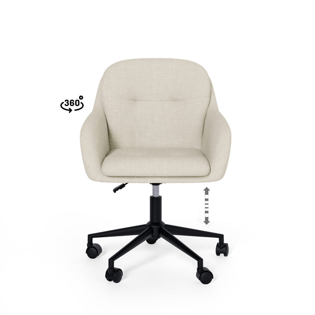 Silla Oficina Ontario Beige | vista secundaria | Somcasa Vlc | 00OF100625 | imagen 2