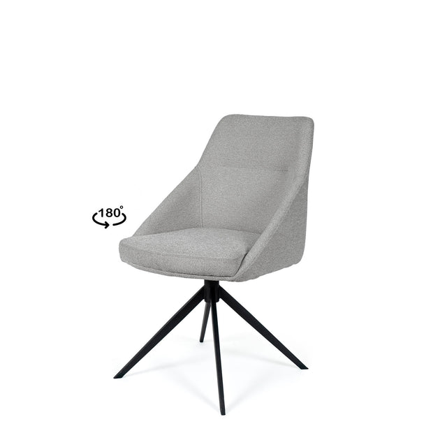Silla Akira Negra Gris con Patas negras | detalle de materiales | Somcasa Vlc | 00SL126721 | imagen 7