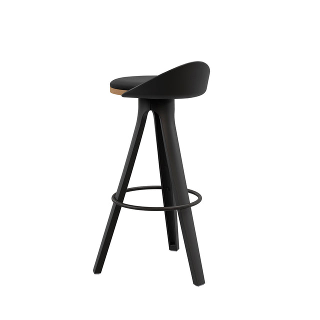Taburete Bajo Duke Negro | vista principal | Somcasa Vlc | 00SL119901