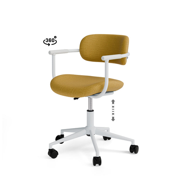 Silla Oficina Oxford Amarillo | vista secundaria | Somcasa Vlc | 00OF100127 | imagen 2