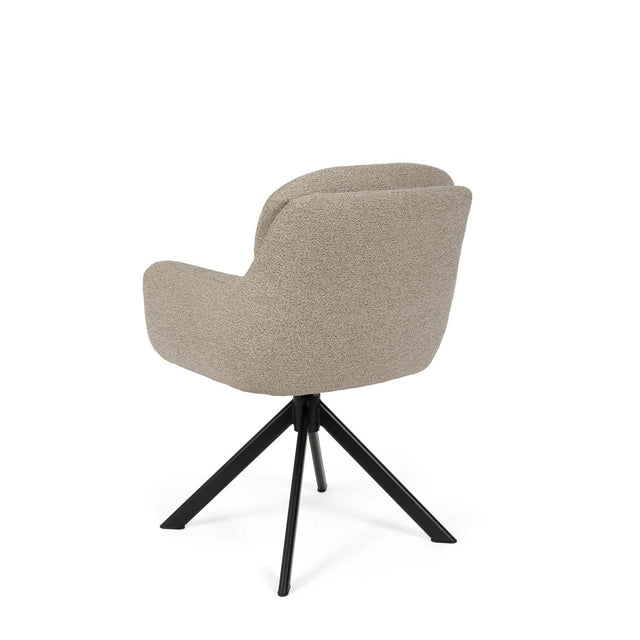 Silla Silvi Taupe con Patas negras | vista principal | Somcasa Vlc | 00SL125230