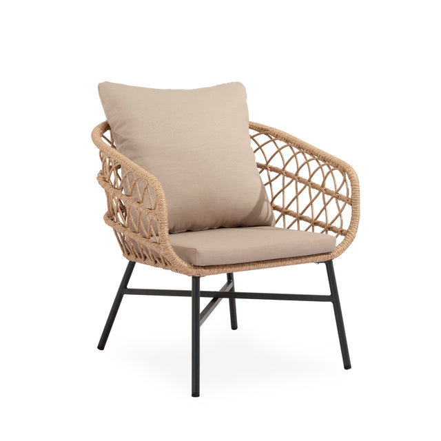 Set Perugia Sofá, Sillones y Mesa de centro Negro de Somcasa Vlc - imagen 2