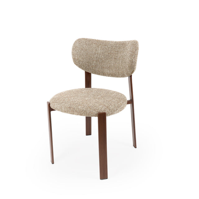 Silla Rumi Taupe Nogal | detalle de materiales | Somcasa Vlc | 00SL125730 | imagen 7