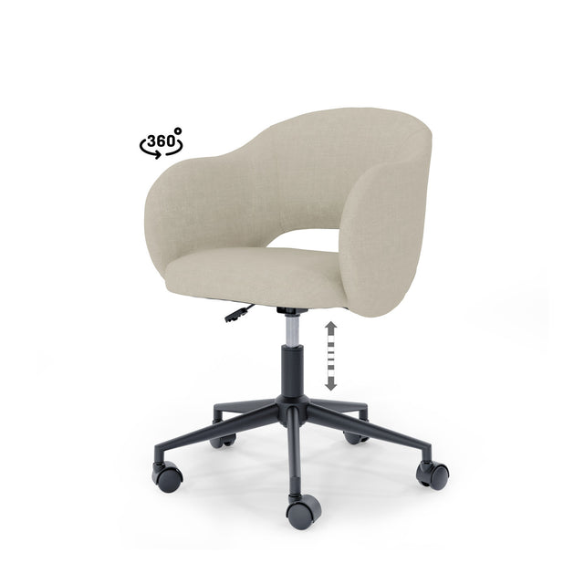 Silla Oficina Tallin Beige | detalle de materiales | Somcasa Vlc | 00OF101825 | imagen 7