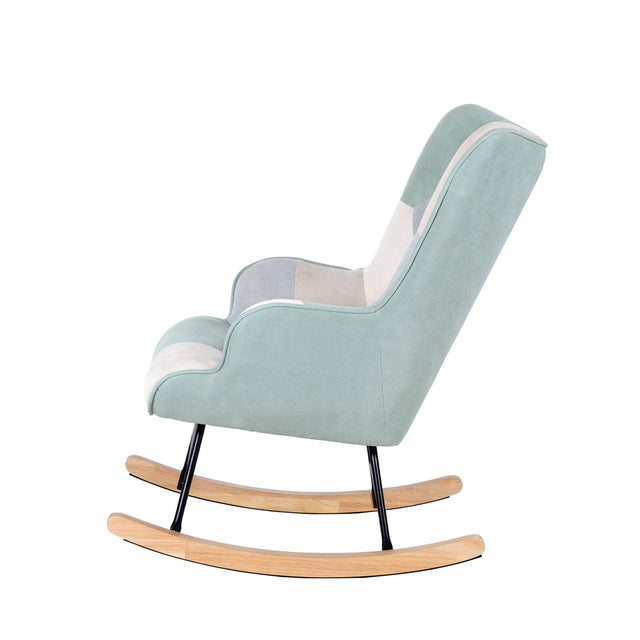 Mecedora Denver Patchwork Menta de Somcasa Vlc - imagen 2