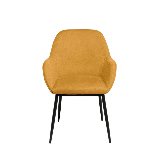 Silla Isabella Negra Amarillo con Patas negras | detalle de diseño | Somcasa Vlc | 00SL113127 | imagen 3