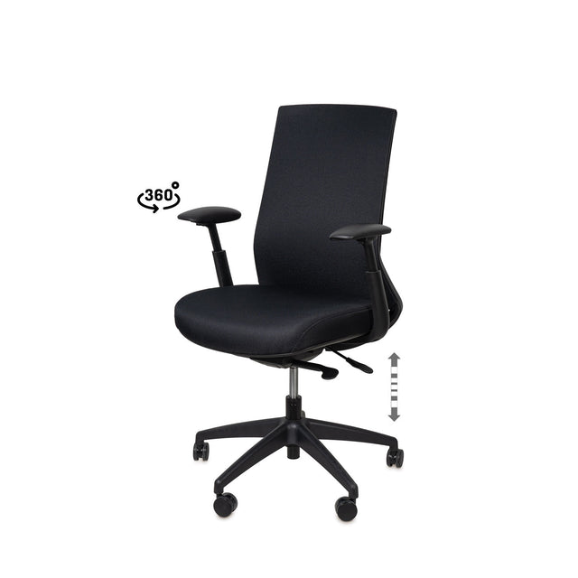 Silla Oficina Lancaster Negro | composición decorativa | Somcasa Vlc | 00OF102001 | imagen 8