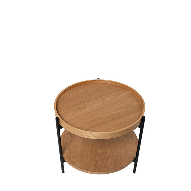 Mesa de centro Adrian Roble 50 × 50 cm de Somcasa Vlc - imagen 2