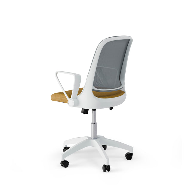 Silla Oficina Siracusa Amarillo | vista principal | Somcasa Vlc | 00OF100827