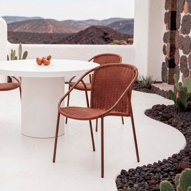 Silla Kristen Terracota Terracota | vista principal | Somcasa Vlc | 00SL500434