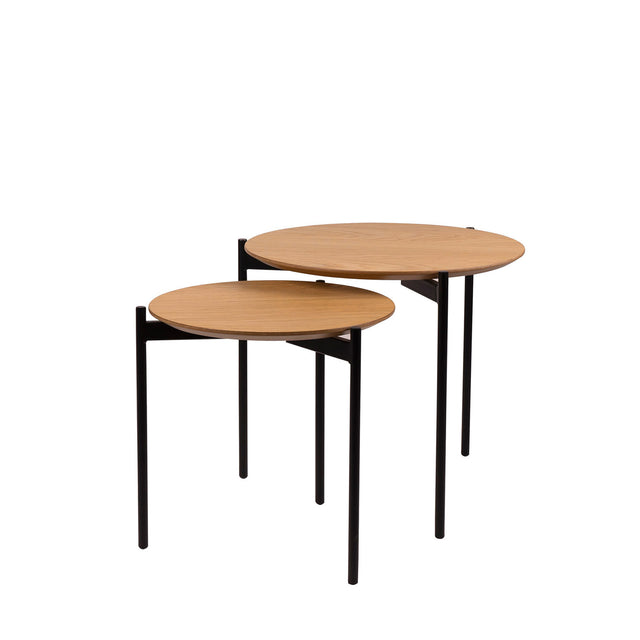 Mesa de centro Norton Roble/Negro 49.5 × 49.5 cm de Somcasa Vlc - imagen 2