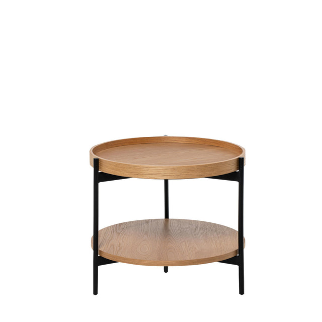 Mesa de centro Adrian Roble 50 × 50 cm de Somcasa Vlc